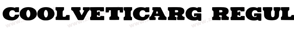 coolveticarg regular字体转换
